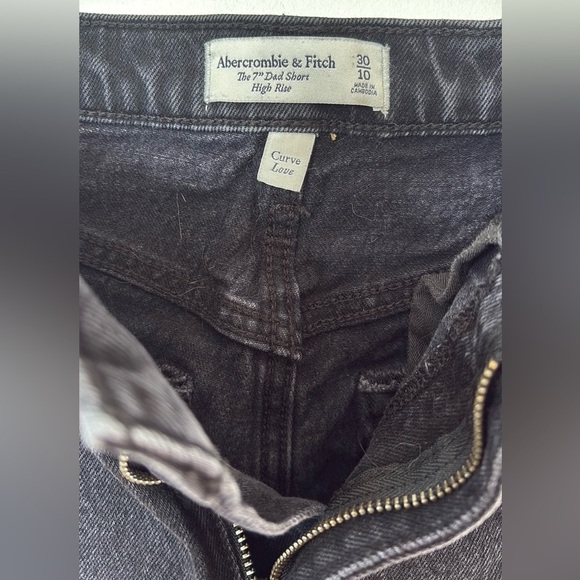 Abercrombie & Fitch High Rise Dad Short , sz 30/10 - Picture 10 of 11